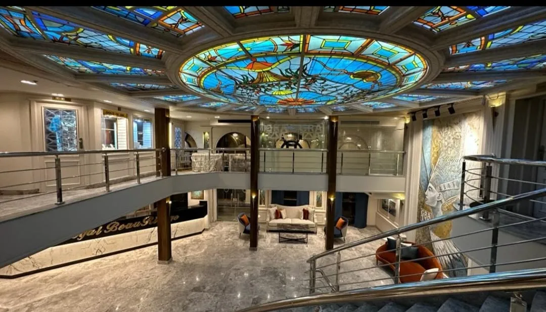 Lobby of the Royal Beau Rivage Nile cruise